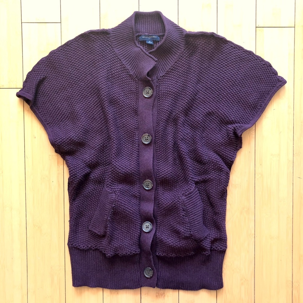 Banana Republic Short Sleeve Cardigan
